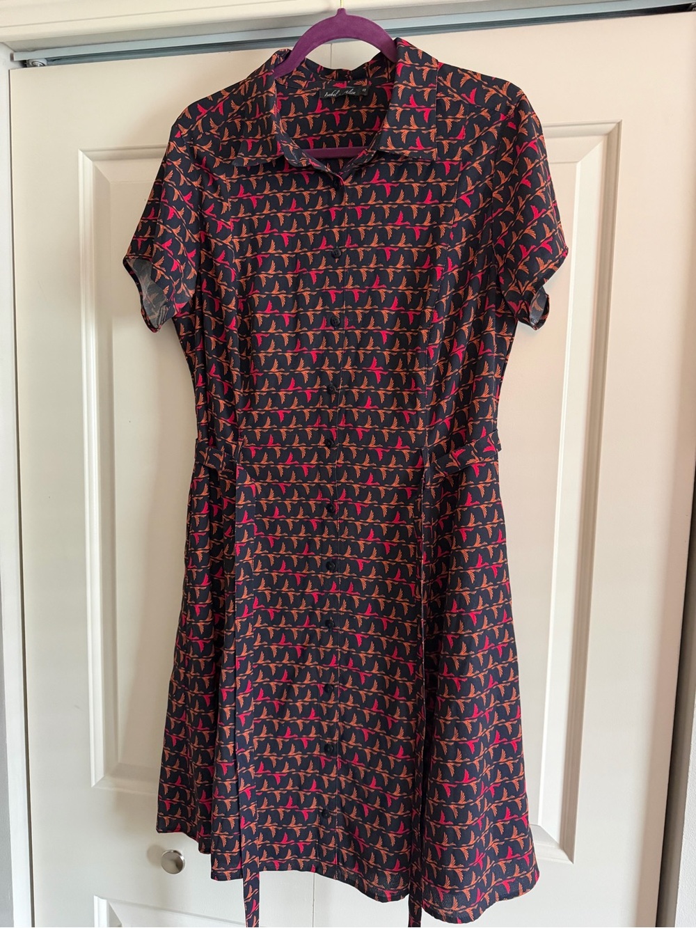 Isabel + Alice Bird Shirt Dress